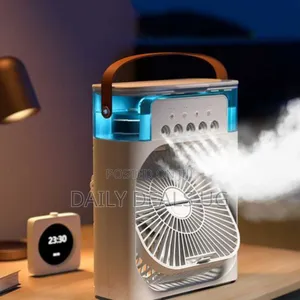 Air Cooler Fan With Humidifier Water Spray + Night Light