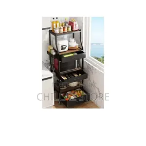 Free Standing Utility Storage Shelf Rack.