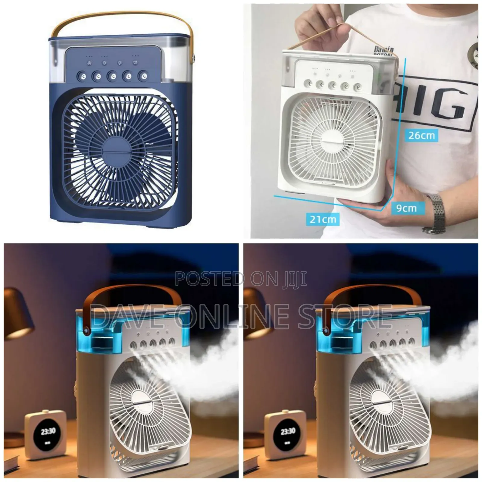 Non-Rechargeable Mini Cooling Fan With Humidifier