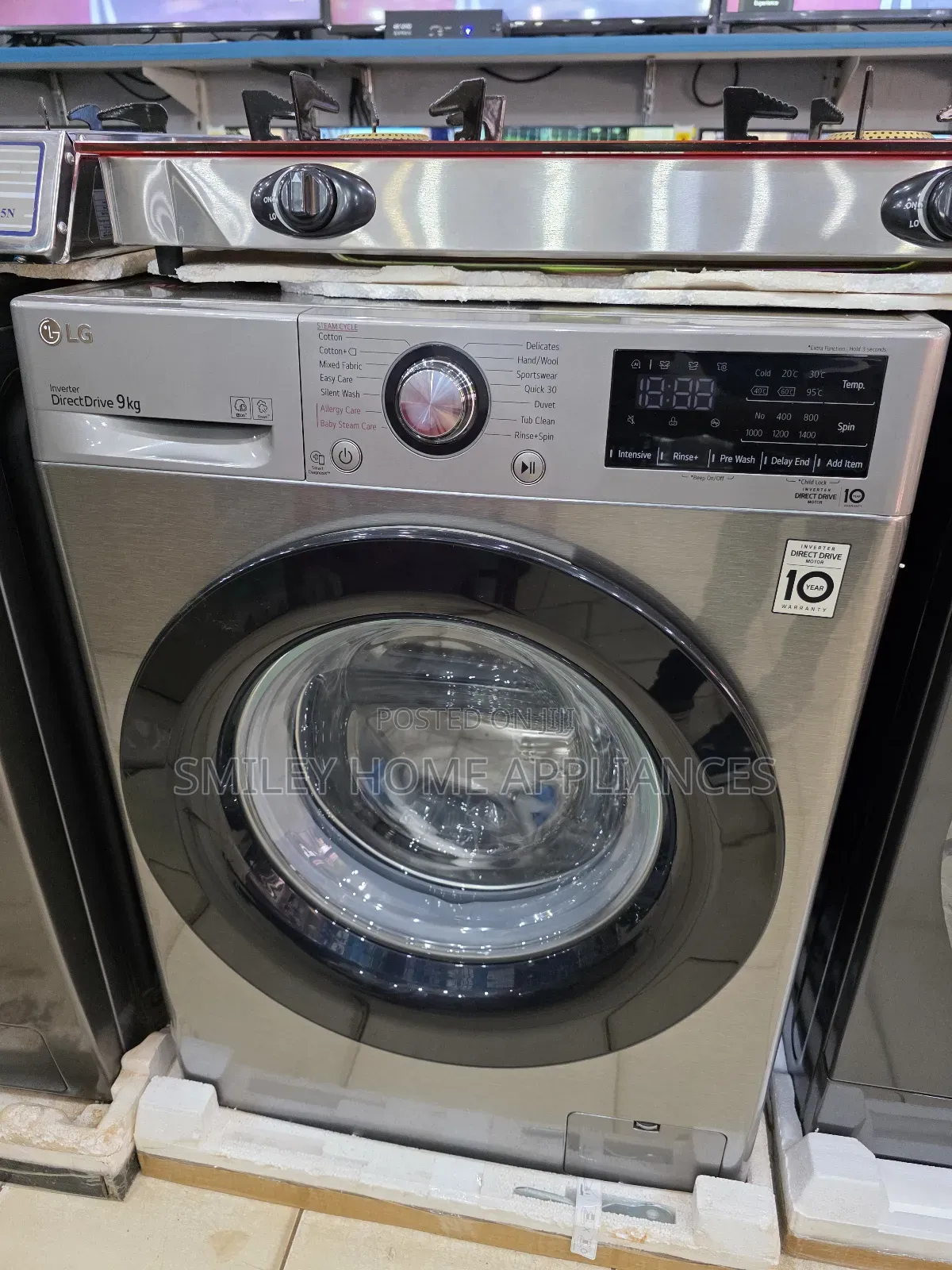 Lg 9kg Dirct Drive Frontloader Washing Machine at Discount