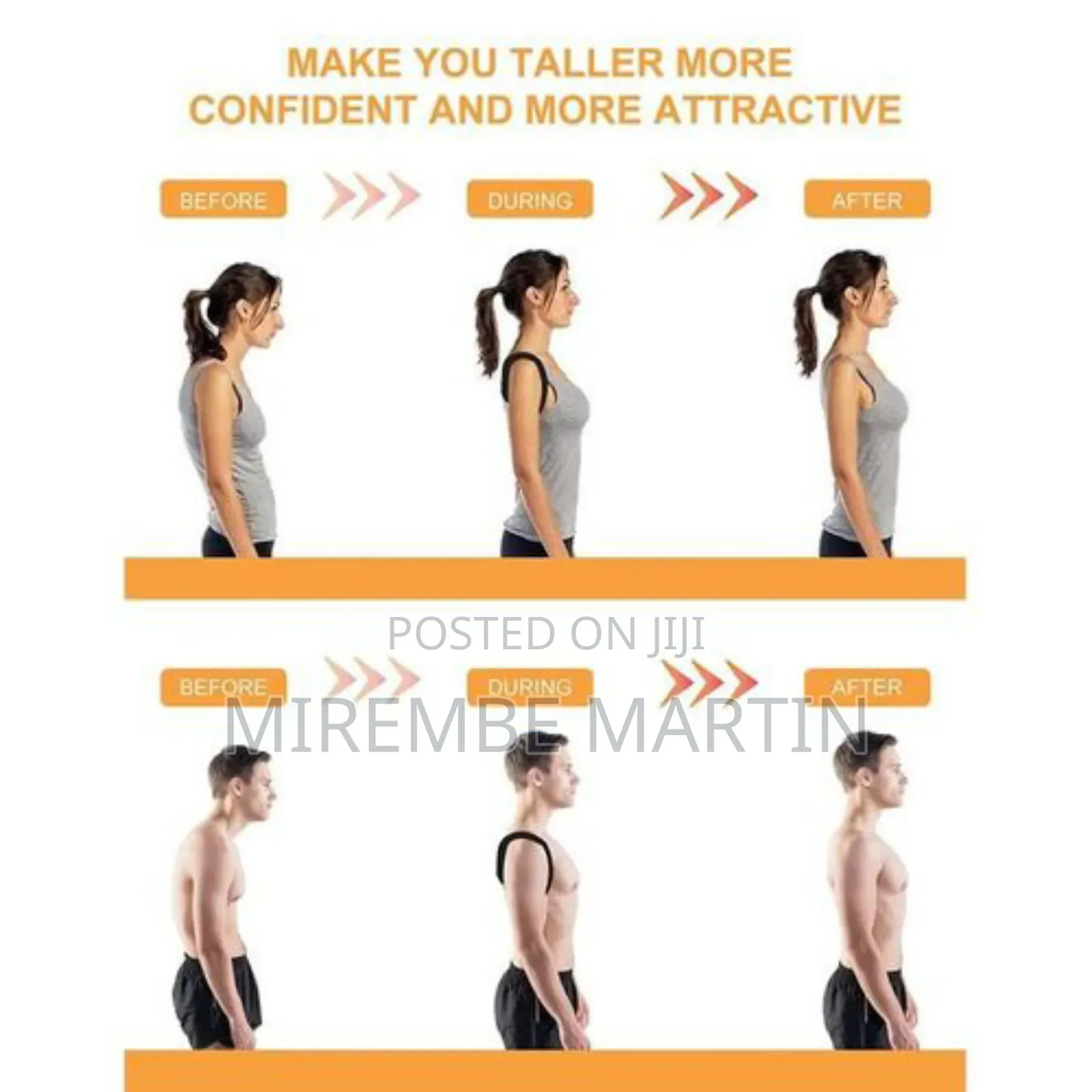 Back Posture Corrector Shoulder Support Upper Back Brace - L