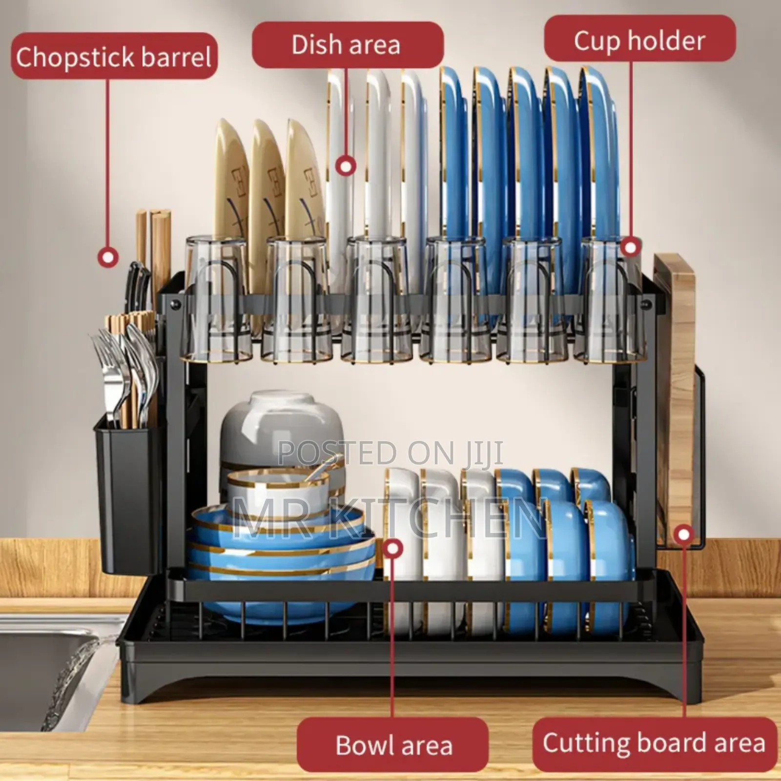 Kitchen 2 Tier Dish Rack