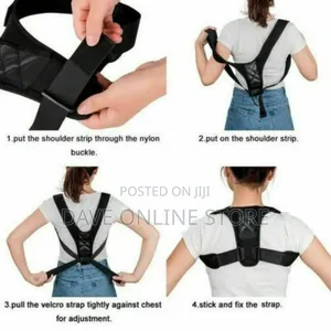 Unisex Back Posture Corrector Brace - Adjustable