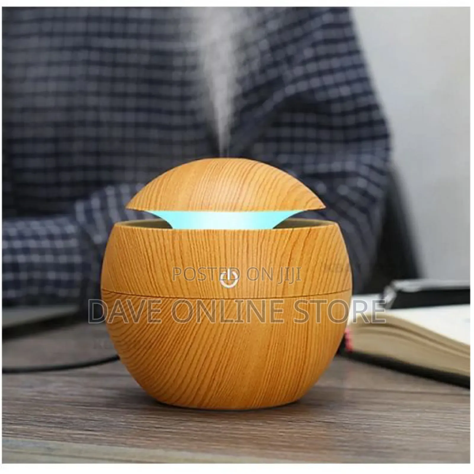 130ml Mini Usb Humidifier Light Wood Grain Diffuser