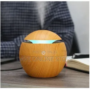 130ml Mini Usb Humidifier Light Wood Grain Diffuser