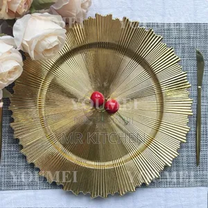 Gold Charger Plates [12]