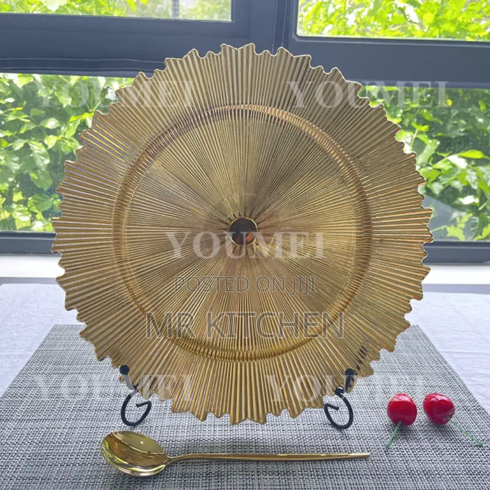 Gold Charger Plates [12]
