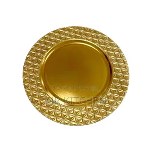 Luxury Plastic Charger Plates [12]
