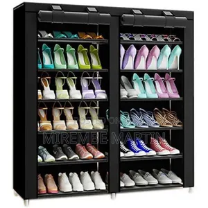 6 Tiers Double Column Shoe Rack