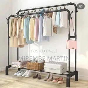 Double Pole Clothes Rack (Floor Drying Rack