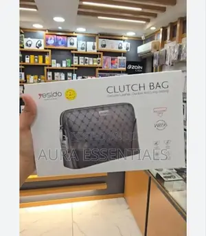 Fingerprint Lock Leather Handbag