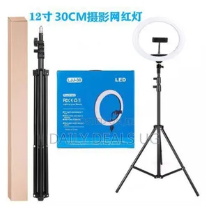 12inches Automatic Led Ring Light With Stand, Phone Holder