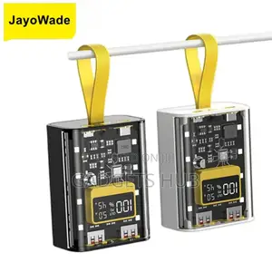 Power Bank 10000mah Built in Cable Led Fast Charging