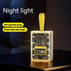Power Bank 10000mah Built in Cable Led Fast Charging