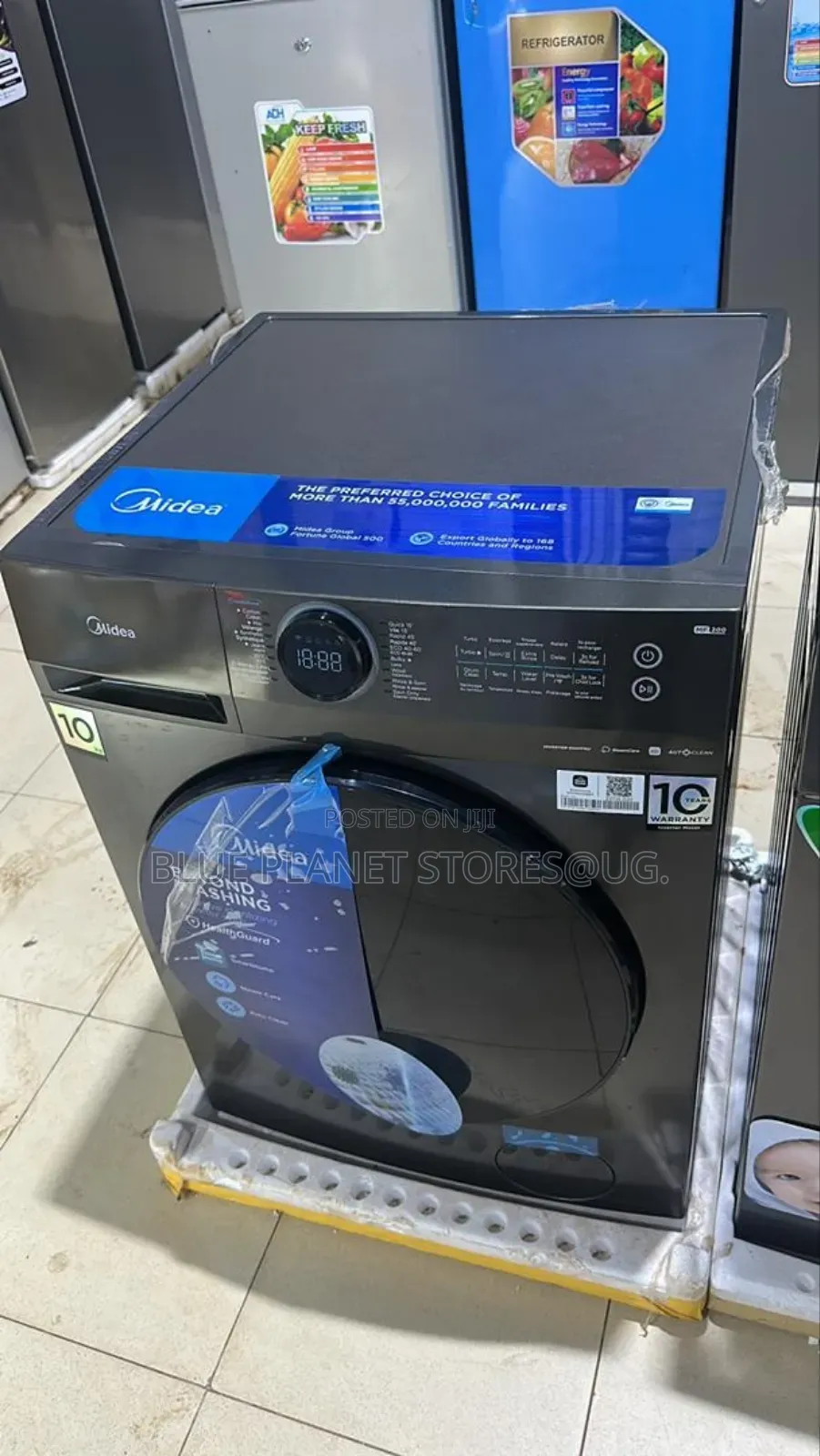 Midea 10kgs Full Auto Smart Washing Machine \\ Front Loader