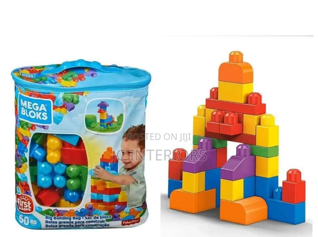 Kids Playing Building Blocks