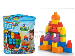 Kids Playing Building Blocks