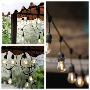 10pcs Warm Light Waterproof Garden Decor String Led Bulbs