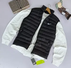 Nike Black Puffer Vest Jacket