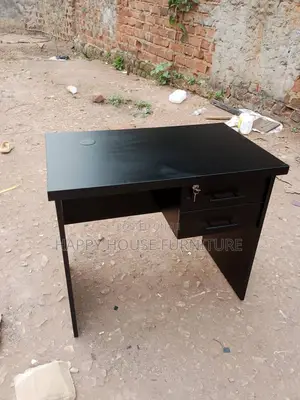Black Office Desk (1 Meter)