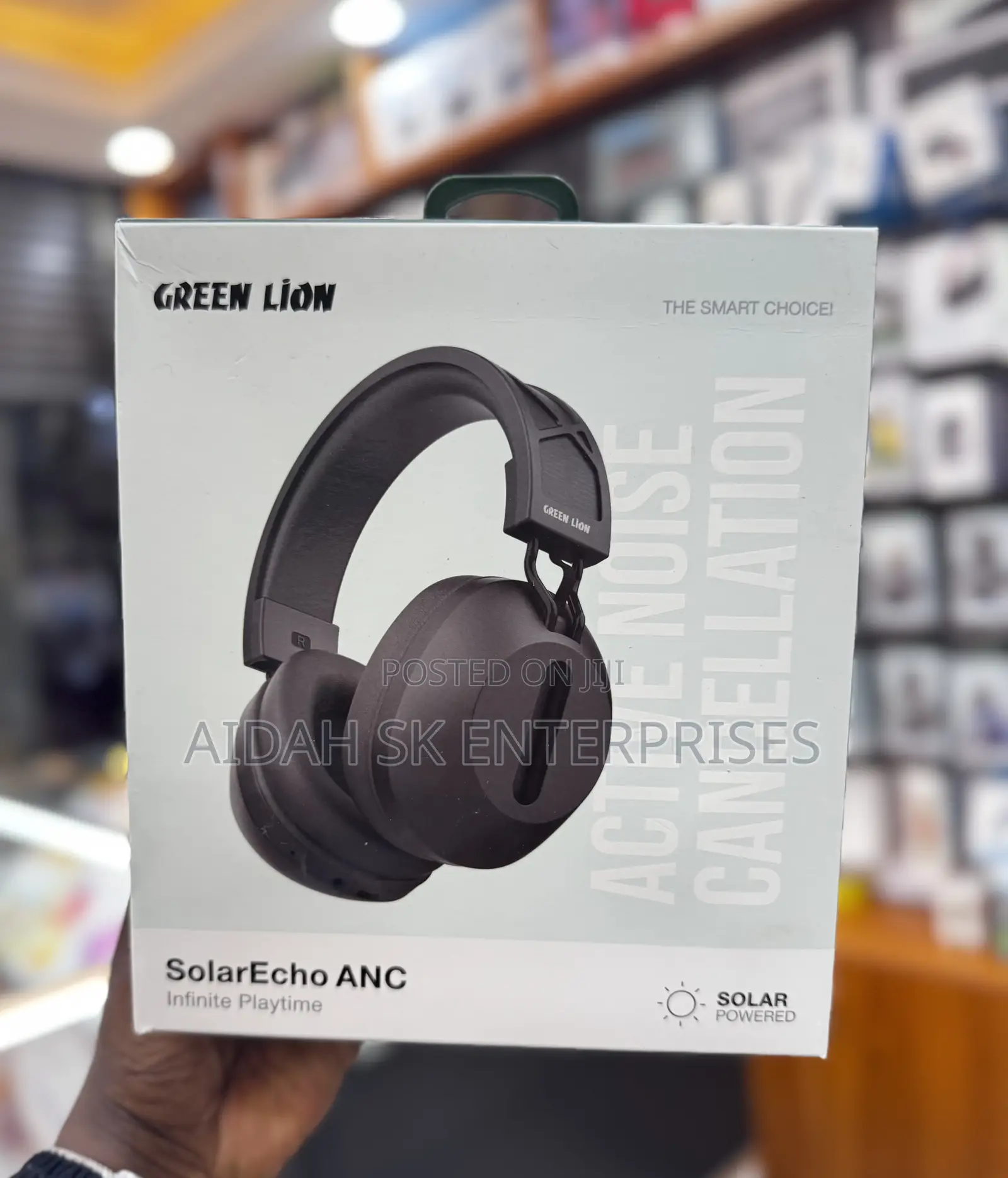 Greenlion Solar Echo Anc Wireless Headphones