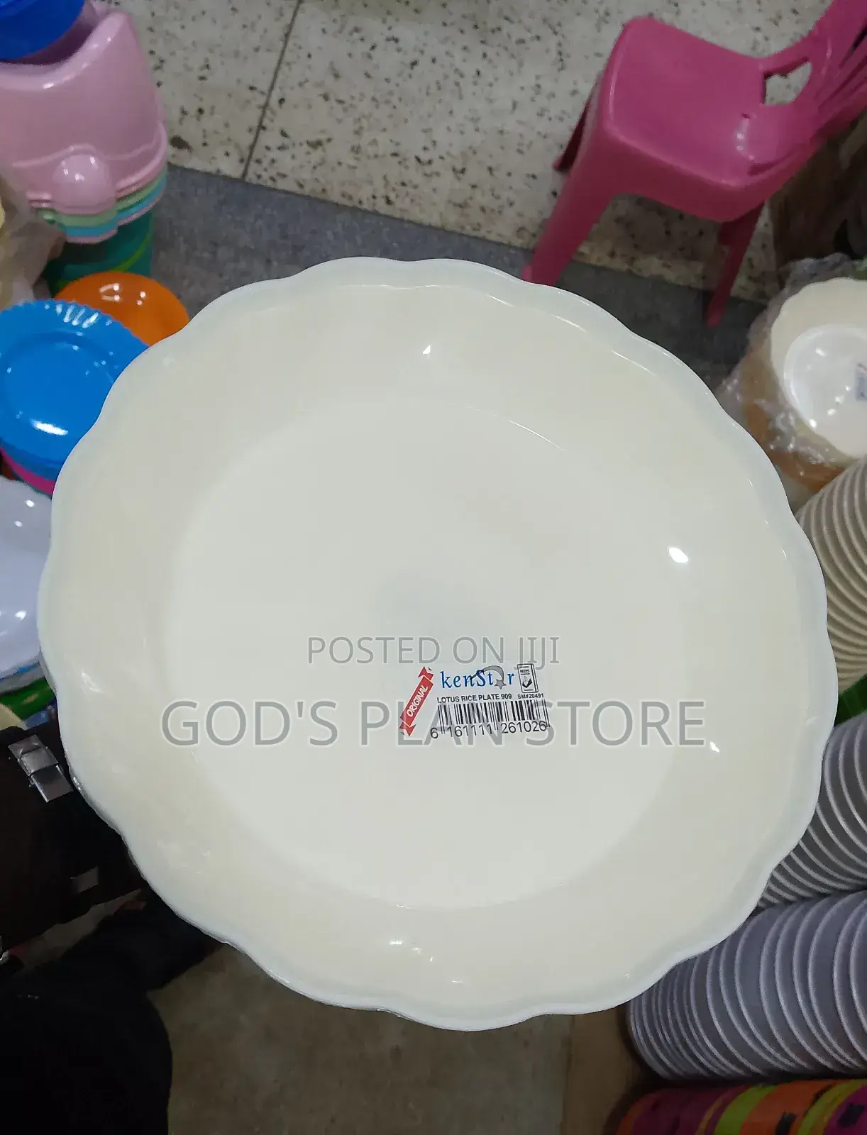 Kenstar Plastic Plates 12pcs
