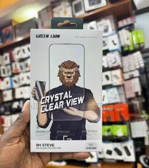 Green Lion Hd Glass Protector for iPhone 16 Pro Max Clear