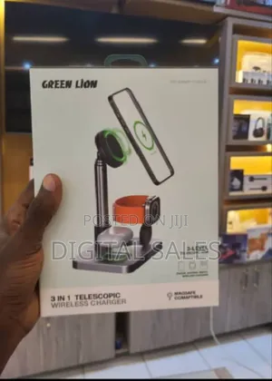Green Lion 3 in 1 Telescopic Wireless Charger