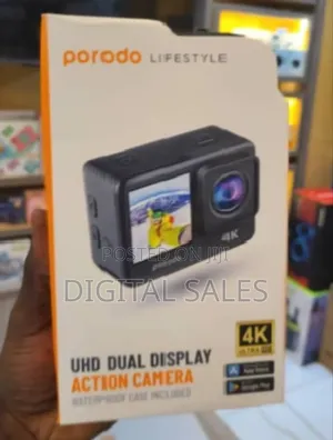 Porodo Uhd Dual Display Action Camera (Pd-4kacam)