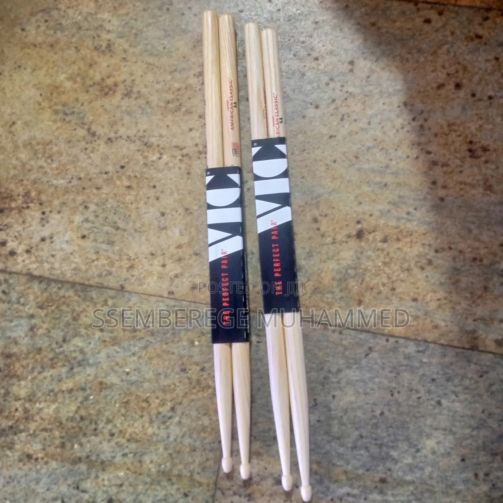Jazz Drum Sticks Wooden Pair