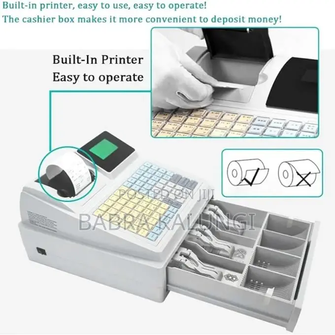 81 Keys Desktop Usb Pos Electronic Cash Register