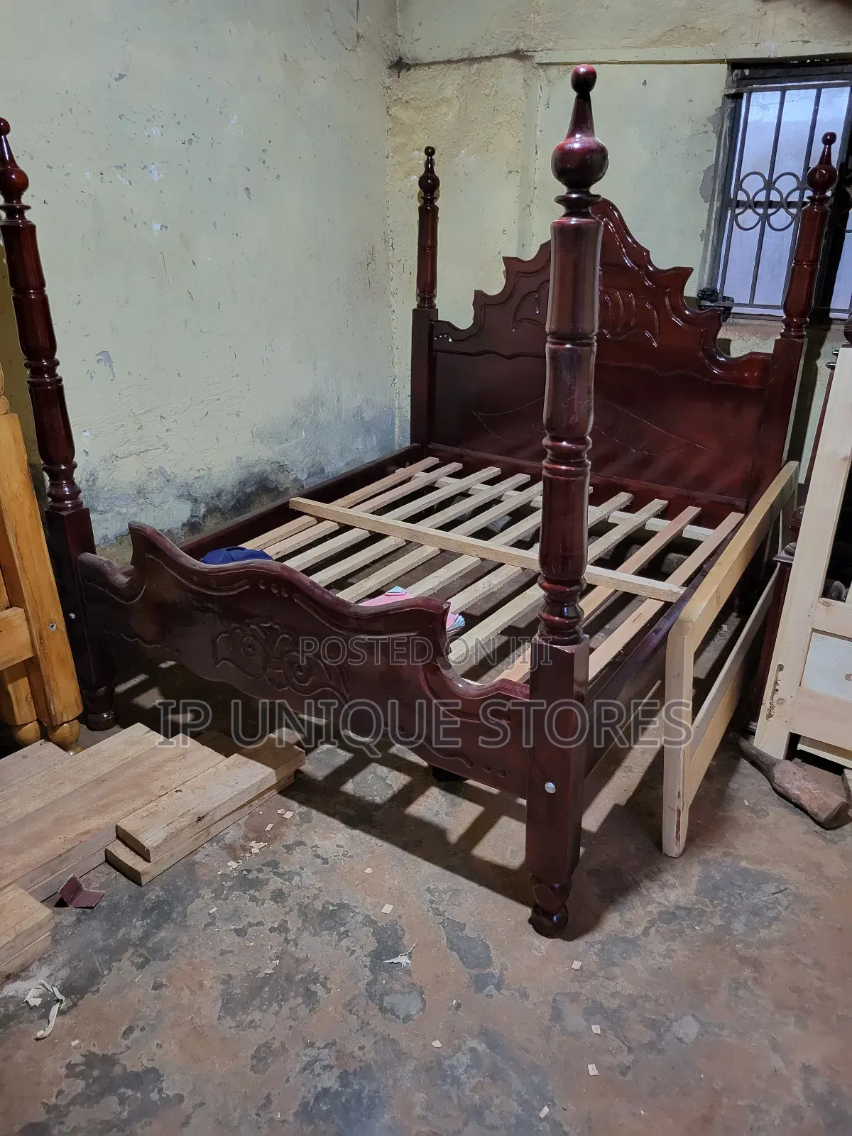 Solid Wooden Bed