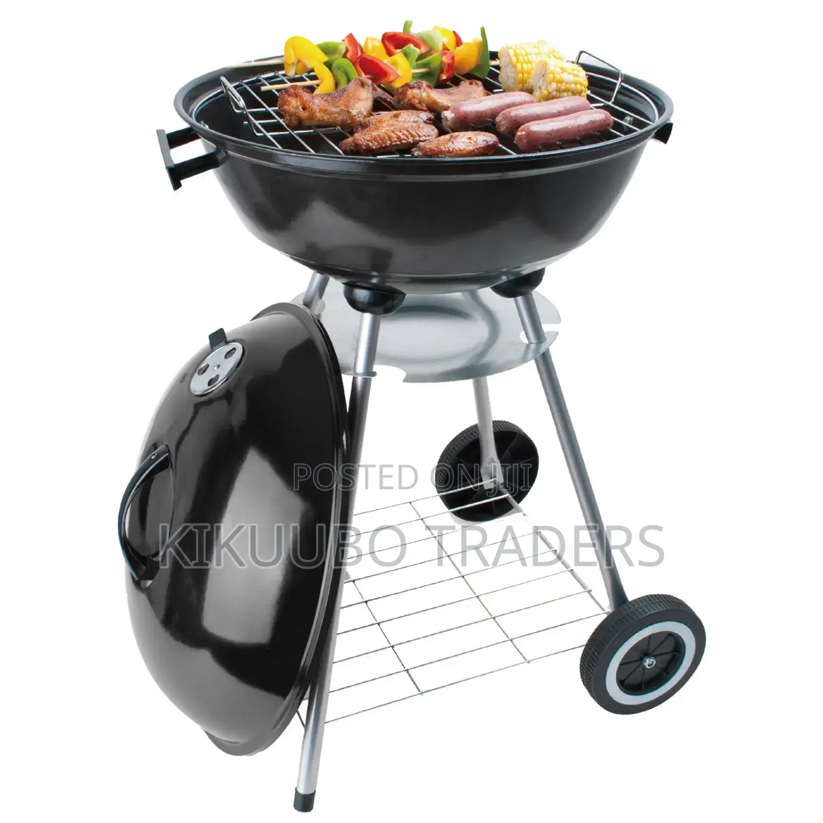 Round Outdoor Barbecue Grill