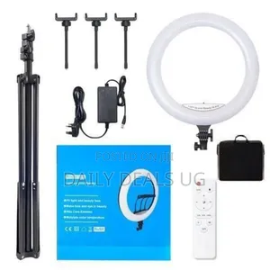 Rohs 18 Inches Ring Light +Bag +Stand +Remote Control