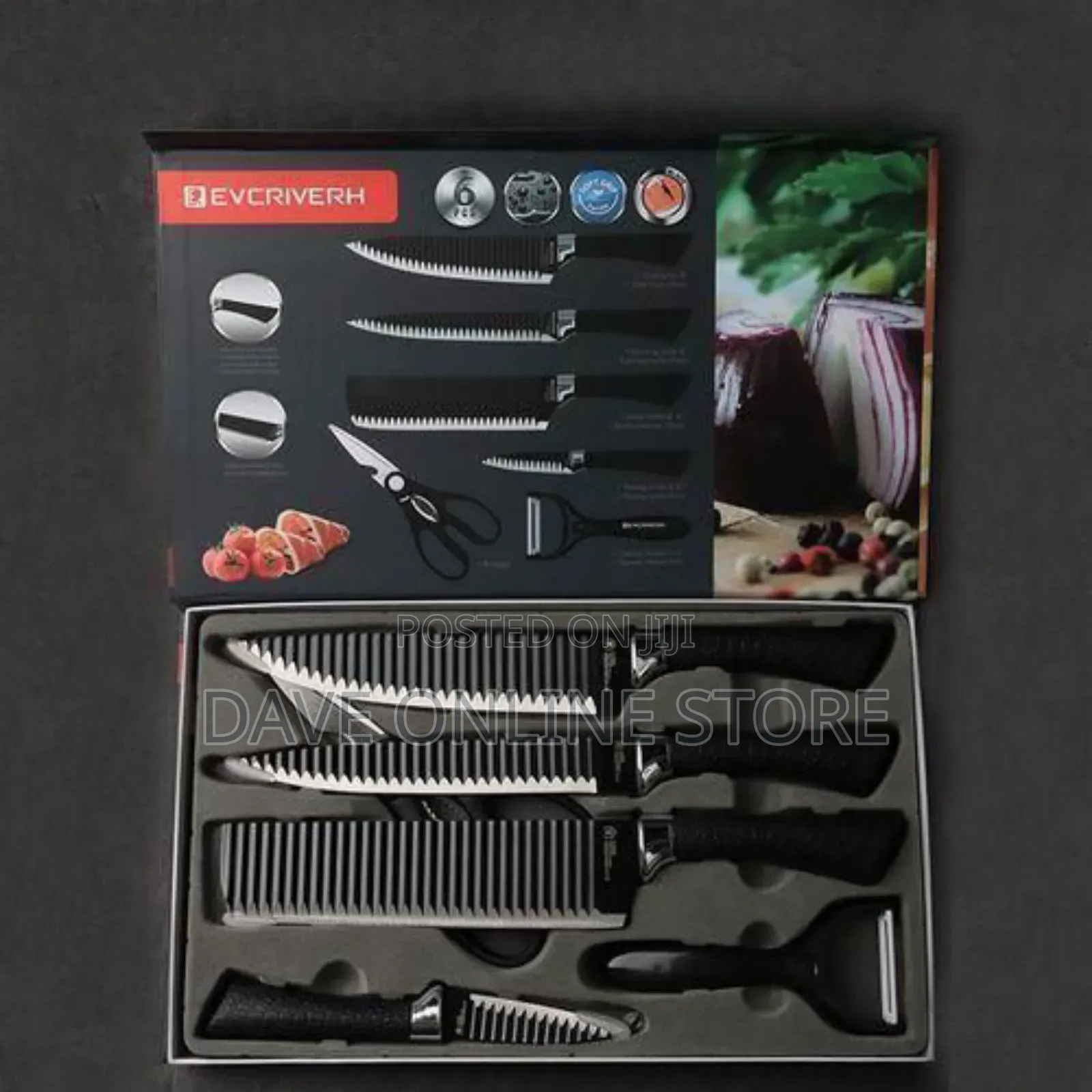 New Sets of Kitchen Knives and Kitchen Scissors