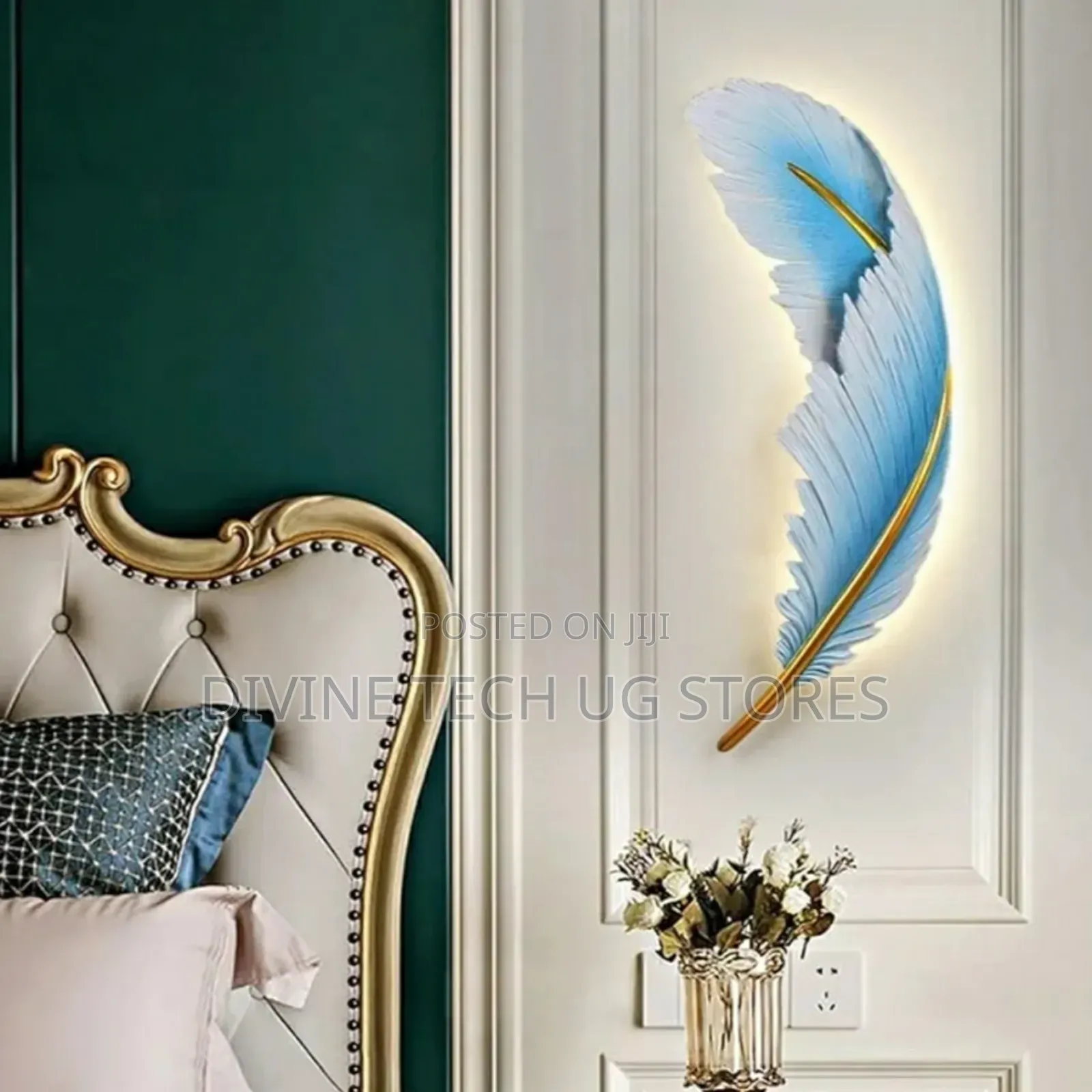 Angel Feather Light, 2 Pieces Feather Wall Lights - A Pair