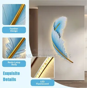 Angel Feather Light, 2 Pieces Feather Wall Lights - A Pair