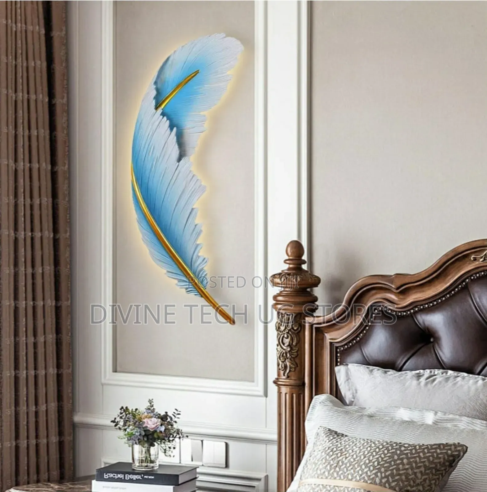 Angel Feather Light, 2 Pieces Feather Wall Lights - A Pair