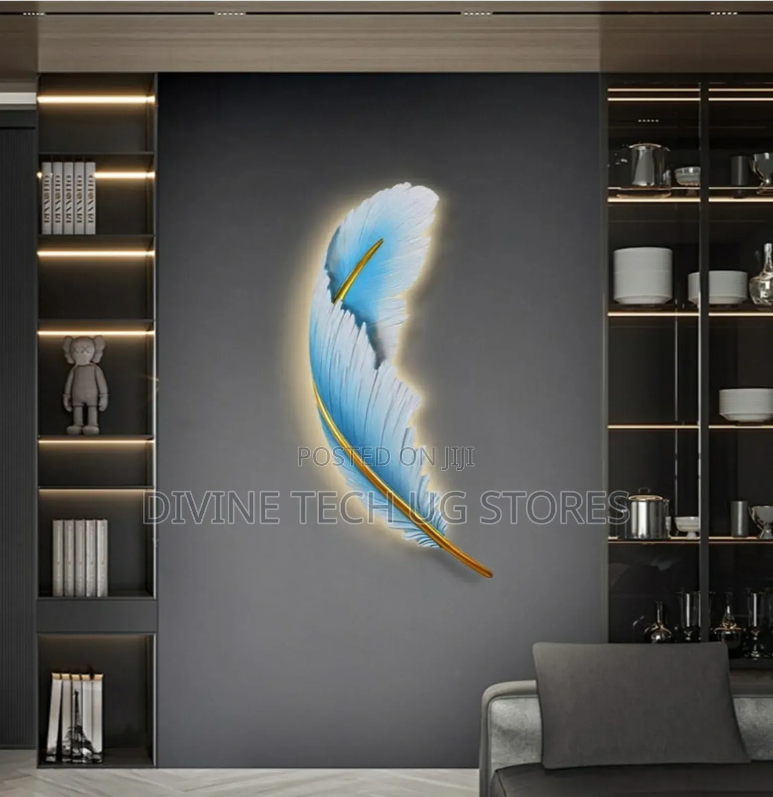 Angel Feather Light, 2 Pieces Feather Wall Lights - A Pair