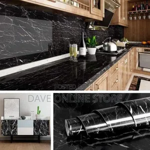 60cm Width Marble Waterproof Wallpaper Self Adhesive Wall