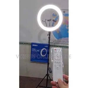 18 Inches Brightest Led Ringlight Stand With 3 Phone Holder