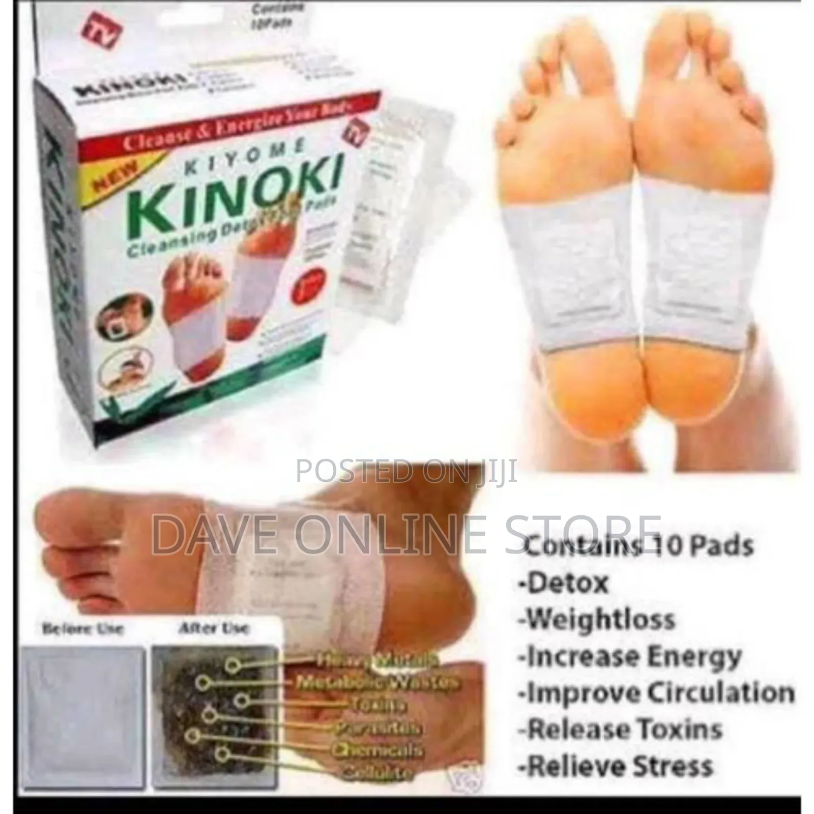 Kinoki Cleansing Detox Foot Pads