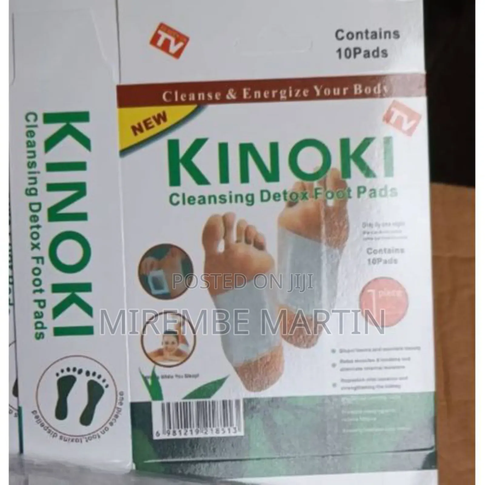 Kinoki Cleansing Detox Foot Pads - 10 Pieces