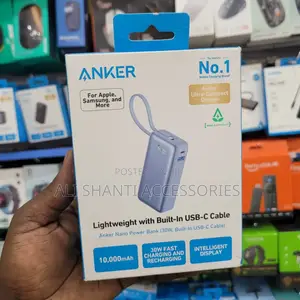 30w Light Weight Anker Power Bank 10000mah