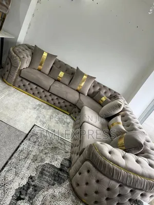 Elegant Pinched L Chair 7 Seater
