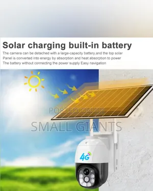 V380pro 4mp Full Colour Solar Panel Long-Range Outdoor Cam