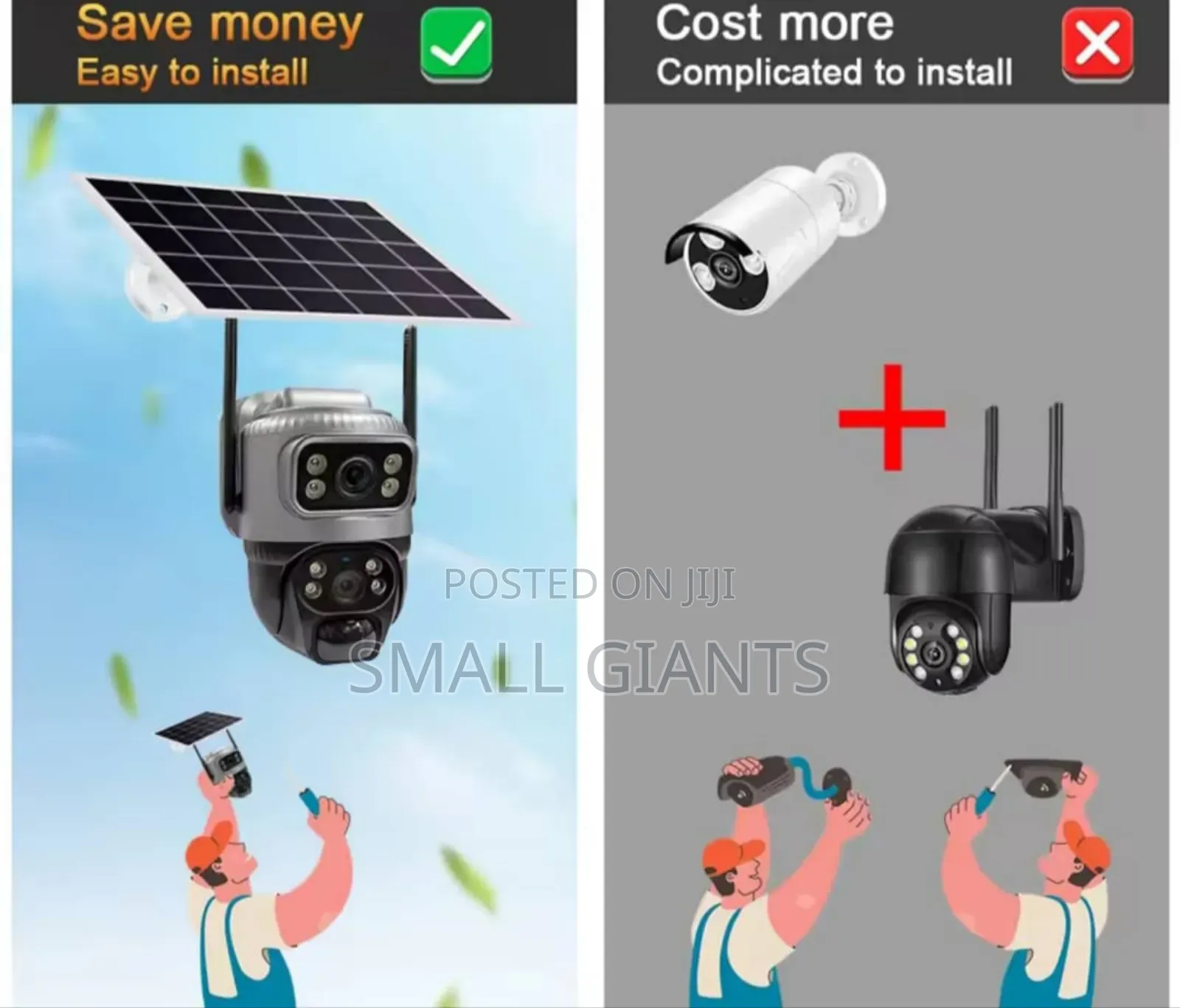 V380 4g Lte Sim Card 8mp Wireless PTZ Security Camera
