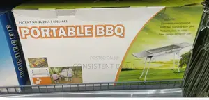 Foldable Portable BBQ Grill With Side Table