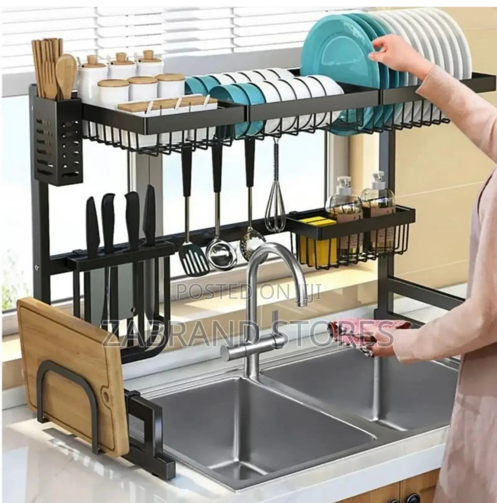 Over-the-Sink Kitchen Utensils Organiser