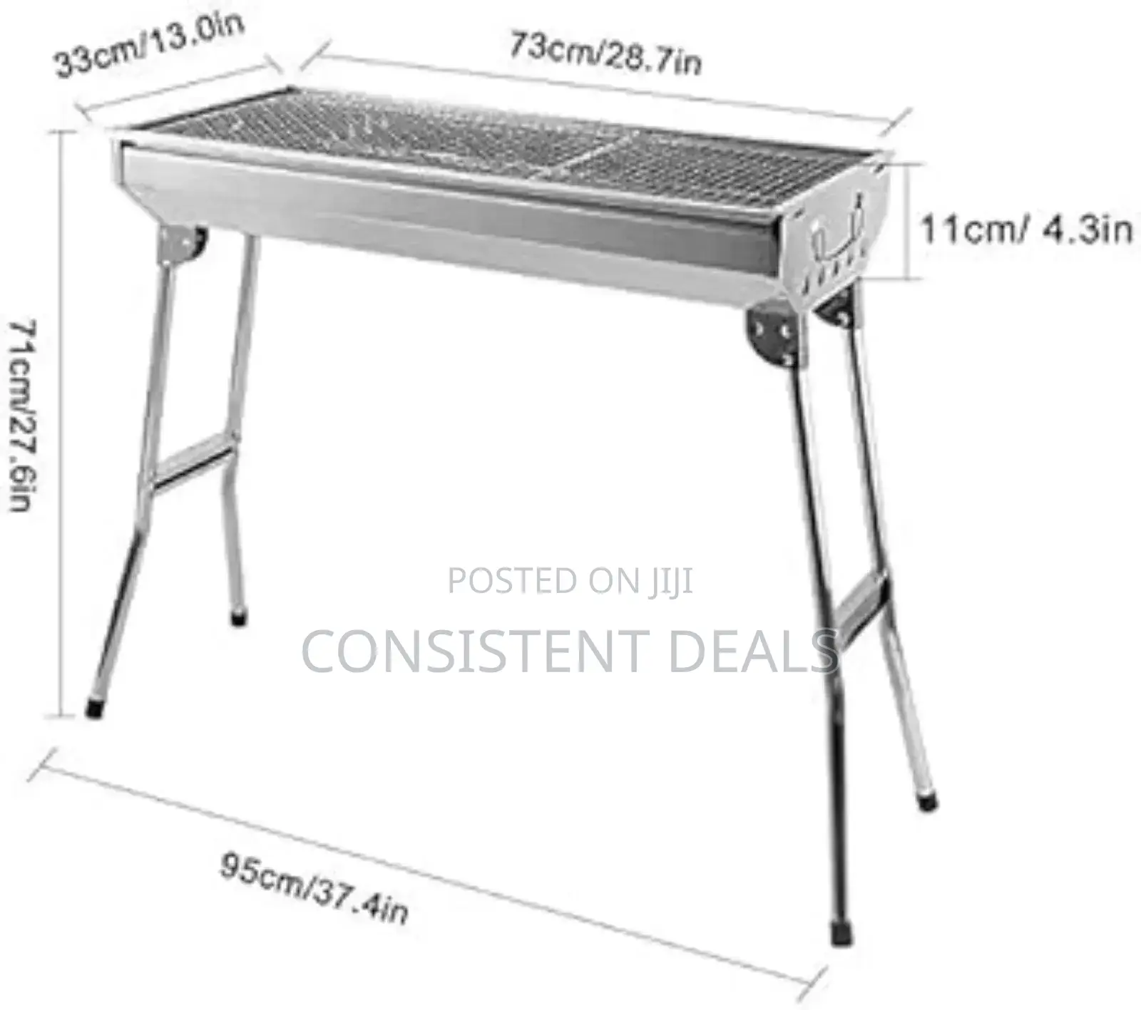 Portable Foldable Outdoor Barbecue Grill